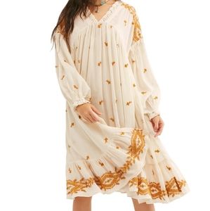 Free People embroidered dress